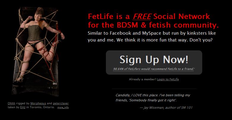 Fetlife sign up description