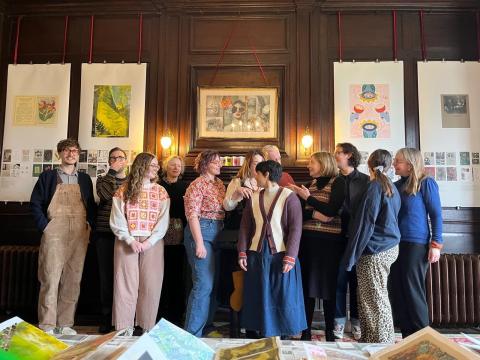 Storybox Collective members at Ham House